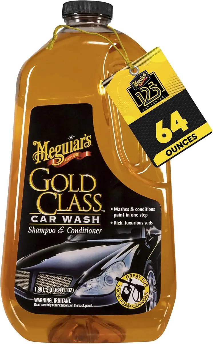 Meguiar's Gold Class car wash shampoo and conditioner, 64oz bottle