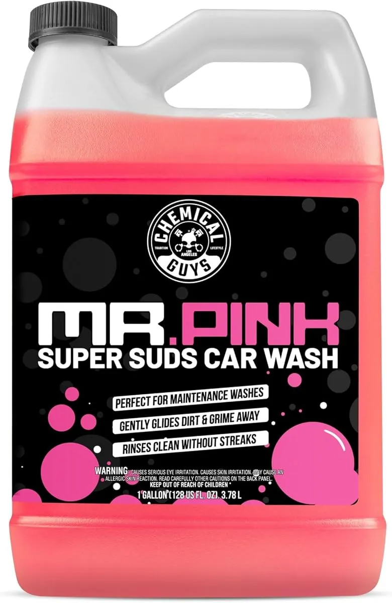 Chemical Guys Mr. Pink Super Suds car wash soap, 128oz gallon jug