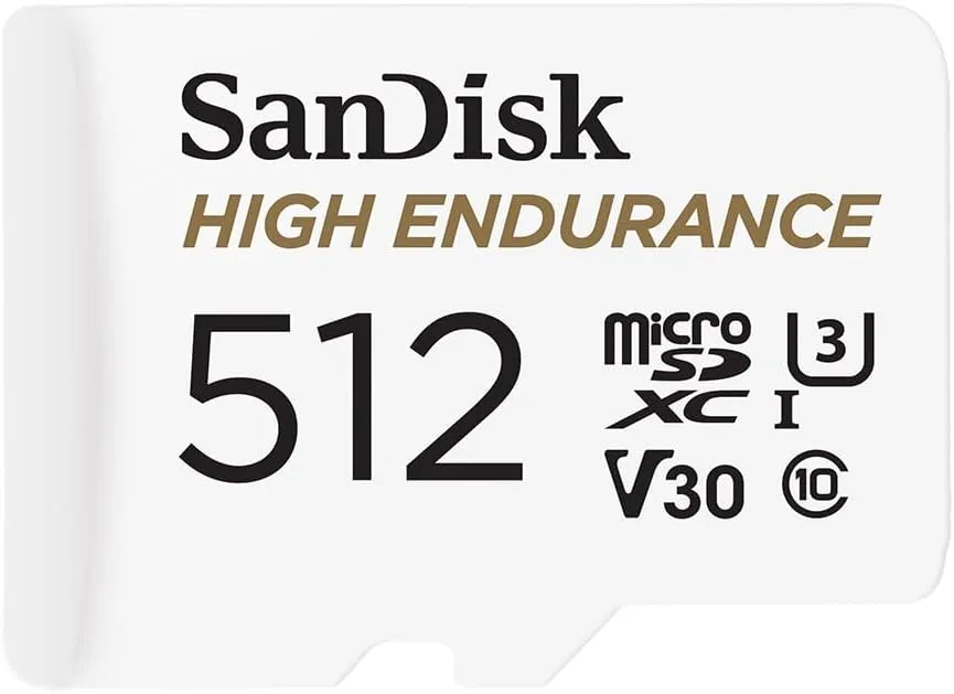 SanDisk 512GB High Endurance microSD card