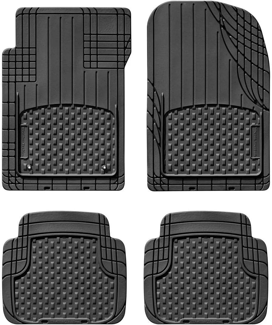 WeatherTech semi-universal all-weather floor mats, four-piece black set