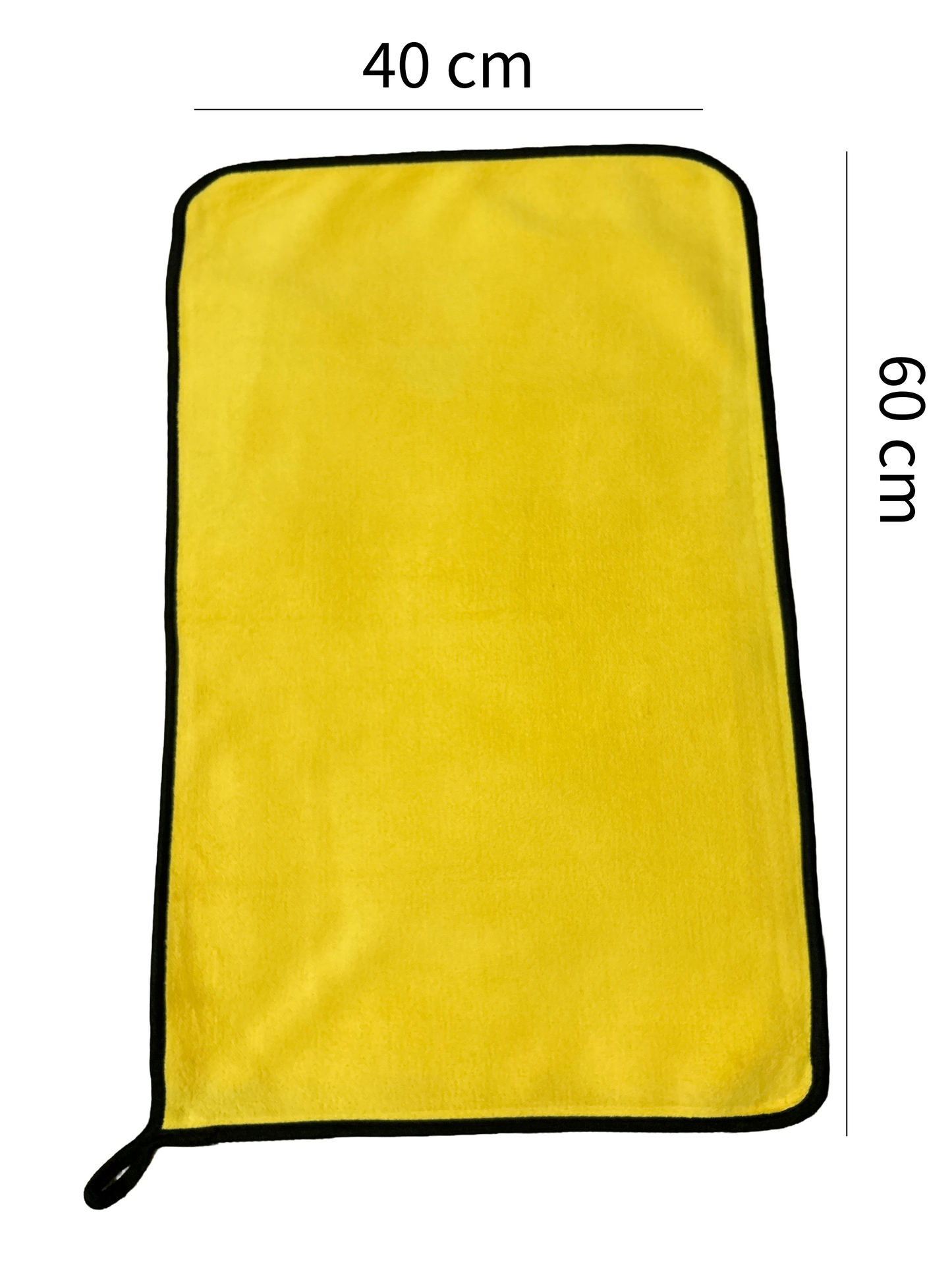 Moshakha Premium 500 GSM microfiber cleaning cloth, 60x40 cm, soft and absorbent for cleaning surfaces and delicate items.